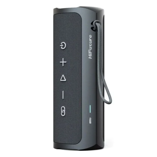Hi Future - Ripple - 30W Waterproof Bluetooth Speaker - Black